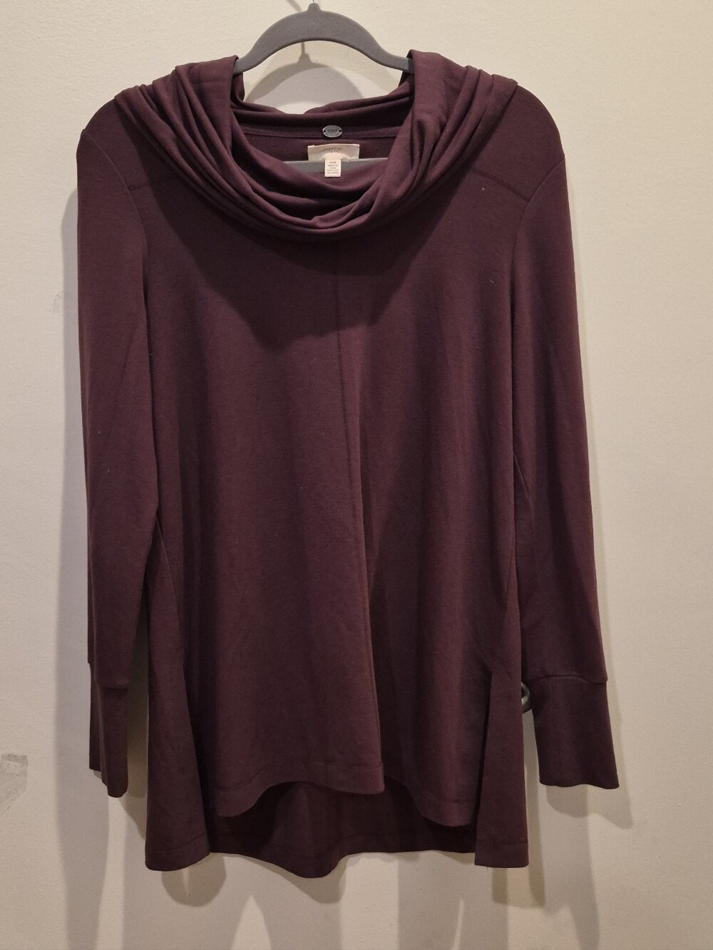 Cupio Plum Cowl Neck Sweater
